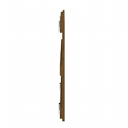 Acheter vidaXL Tête de lit murale Marron miel 185x3x60 cm Bois massif de pin