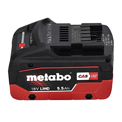 Acheter Metabo SXA 18 LTX 125 BL Ponceuse excentrique sans fil 18 V 125 mm Brushless + 1x batterie 5,5 Ah + metaBOX - sans chargeur