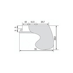 La Croisee Ds FERMETURE SORGHO 200MM TON ALU pas cher