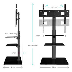 Acheter Onkron TS5550 Noir, Support universel pour TV de 32" à 65", 40 kg max