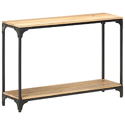 vidaXL Table console 110x30x75 cm Bois de manguier massif