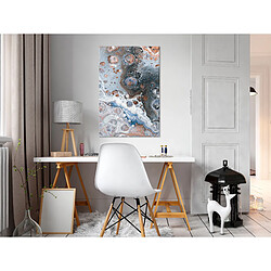 Artgeist Tableau - Blue Sienna Marble (1 Part) Vertical [80x120]