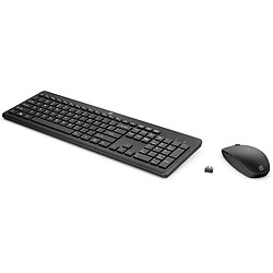 HP Kit Souris Clavier sans fil 230 Noir 18H24AA Commodite du sans fil