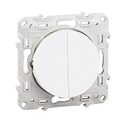 Avis Schneider Electric bouton poussoir no 10 a - blanc - fixation par vis - schneider odace