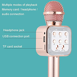 Yonis Microphone Bluetooth Sans Fil LED Karaoke pas cher