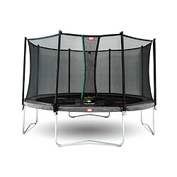 Trampoline imprimé Gris 430cm Favorit Levels + filet - BERG