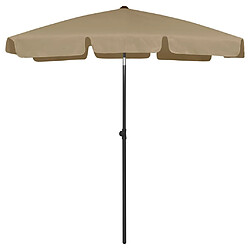 Maison Chic Parasol Jardin | Parasol de plage taupe 180x120 cm - GKD41673