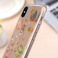 Wewoo Coque Transparent pour iPhone X Star Motif TPU Housse de protection arrière