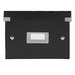 Boîte de rangement carton Leitz Click&Store Wow H 16 X L 21,7 x P 28 cm noire