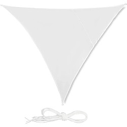 Helloshop26 Voile d'ombrage triangle 3 x 3 x 3 m blanc 13_0002938