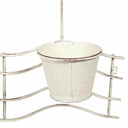 Avis Pot de fleurs pour balcon Alexandra House Living Blanc Fer 23 x 69 x 95 cm