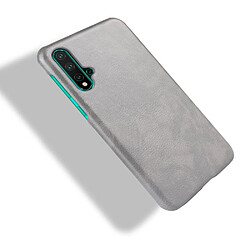 Acheter Wewoo Coque PC + PU antichoc Litchi Texture pour Huawei Nova 5 / Nova 5 Pro Gris