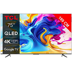 TCL TV QLED 4K 189 cm 75QLED770 Google TV