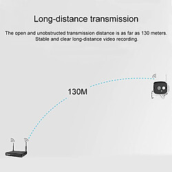 Yonis Kit Vidéosurveillance Sans Fil HD 1080P Avec Enregistreur Vidéo pas cher