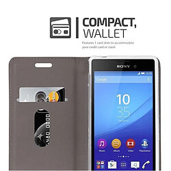 Avis Cadorabo Coque Sony Xperia M4 AQUA Etui en Gris