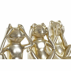 Figurine Décorative DKD Home Decor Résine Grenouille (3 pcs) (11 x 11 x 15 cm)