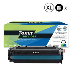 TONER SERVICES Compatible HP 203X Toner Noir CF540X (HT203XB/CF540X)