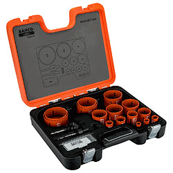 Bahco - Coffret de scies trépans bimétal Sandflex® 19 à 79 mm, 13 pcs - 3834-SET-53