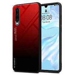 Cadorabo Coque Huawei P30 Etui en Rouge