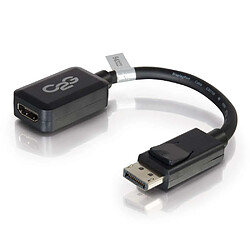 Cables To Go C2G 20cm DisplayPort M / HDMI F Noir