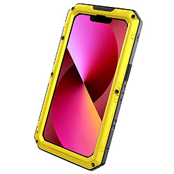 Coque en silicone antichoc, imperméable jaune pour votre iPhone 13 6.1 pouces