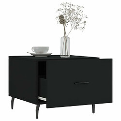 Acheter Maison Chic Table basse,Table Console Table d'appoint, Table pour salon Noir 50x50x40 cm Bois d'ingénierie -MN82656