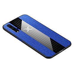 Wewoo Coque Souple Pour Huawei Honor 20 XINLI Tissu de couture Antichoc TPU Housse de protection Bleu