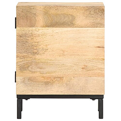 Avis Maison Chic Table de chevet,Table de nuit,Table d'appoint pour salon 40x30x51 cm Bois de manguier solide -MN98019