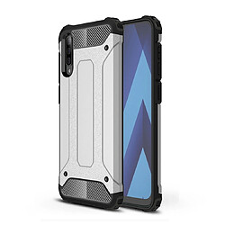 Wewoo Coque Renforcée Étui combiné TPU + PC pour Galaxy A50 Argent