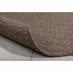 Acheter Venture Home Tapis en polyester et laine marron Julana Diamètre 200 cm.