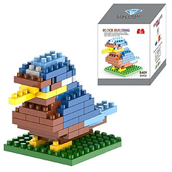 Wewoo Jeu construction DIY Blue Bird Cartoon Assemblé Enfants Illumination Blocs de Éducatifs Intelligence Jouet