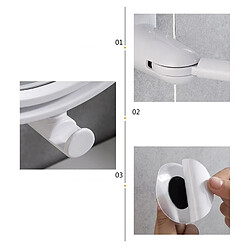 Acheter Universal Miroir de maquillage pliant, miroir de toilette suspendu, miroir de toilette pivotant, miroir de rasage à bras pliant.(blanche)