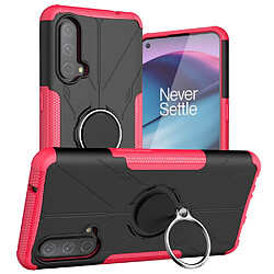 Coque en TPU 2-en-1, anti-chutte avec béquille pour votre OnePlus Nord CE 5G - rose