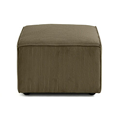 Avis Lisa Design Arty - pouf d'appoint - en velours côtelé