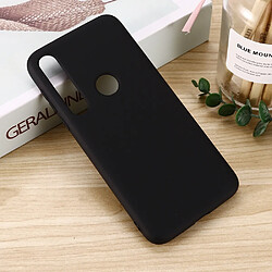 Wewoo Coque Pour Motorola G8 Play / One Macro Solid Color Liquid Silicone Case Housse de protection antichoc Noir