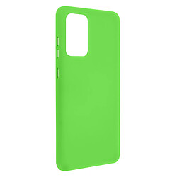 Avizar Coque Samsung Galaxy A72 Silicone Semi-rigide Finition Soft Touch Fine Vert