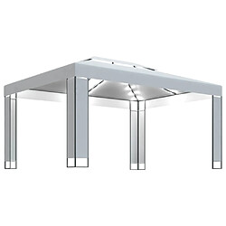 Maison Chic Tonnelle | Pergola avec guirlande lumineuse à LED 3x4 m Blanc -GKD52001