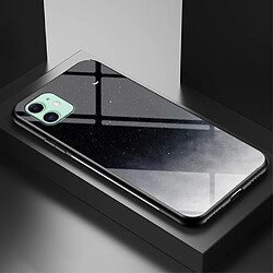 Coque en TPU hybride de ciel étoilé croissant de lune étoilé pour votre Apple iPhone 11 6.1 pouces