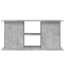 Acheter vidaXL Support pour aquarium gris béton 121x41x58 cm bois d'ingénierie