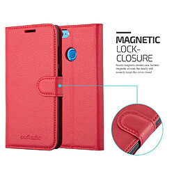 Cadorabo Coque Honor 9 LITE Etui en Rouge