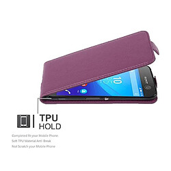 Acheter Cadorabo Coque Sony Xperia M5 Etui en Mauve