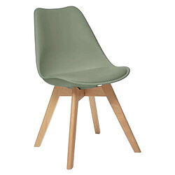 Atmosphera, Createur D'Interieur Lot de 4 Chaises design scandinave Baya - Vert