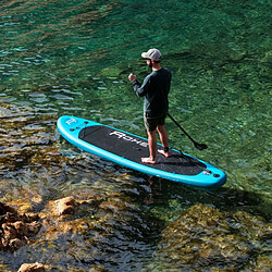 Stand Up Paddle Gonflable PACIFIC ROHE - 10'6'' (320cm) 30'' (76cm) 6'' (15cm) avec Pompe, Pagaie, Leash et Sac de transport