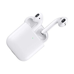 Apple Auriculares AirPods 2 con carga inalámbrica MRXJ2TY/A blanco - Reconditionné