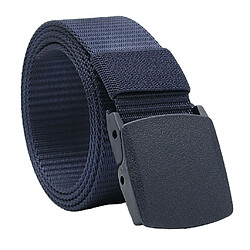 4pcs Ceintures Homme Automatiques Tressées Ajustable Belt en Toile Nylon avec Boucle en Plastique