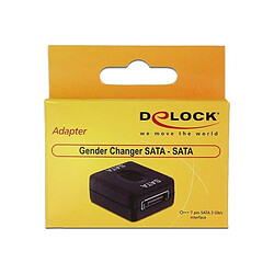 Adaptateur SATA DELOCK 65166 Noir