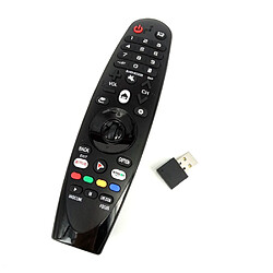 Universal Nouvelle AM HR650A Remplacement LG Magic Remote Command pour MR650A Smart TV 55UK6200 49UH603V |(Le noir)