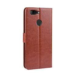 Avis Wewoo Housse Coque en cuir à rabat horizontal pour Crazy Horse Texture Lenovo K5Savec porte-cartes et fentes cartes et cadre photo Marron