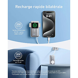 Avis SANAG Maggo Power Bank Pour Apple Watch, Pack De Batteries Compact Certifié 10 000 Mah Avec Câble Usb-C Intégré, 35 W , Pour Iphone 16/15, Samsung, Ipad, Airpods, Et Plus