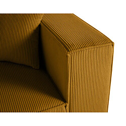 Acheter Lisa Design Arty - module d'assise d'angle réversible - en velours côtelé